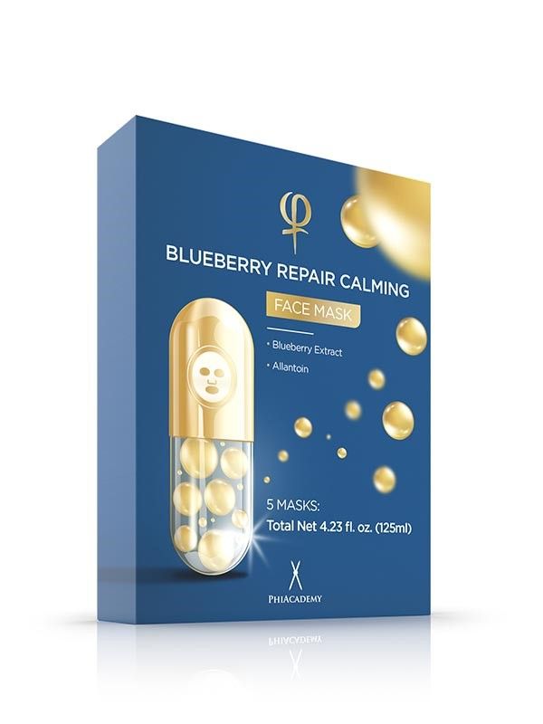 BLUEBERRY REPAIR CALMING FACE MASK 1 X 5PCS